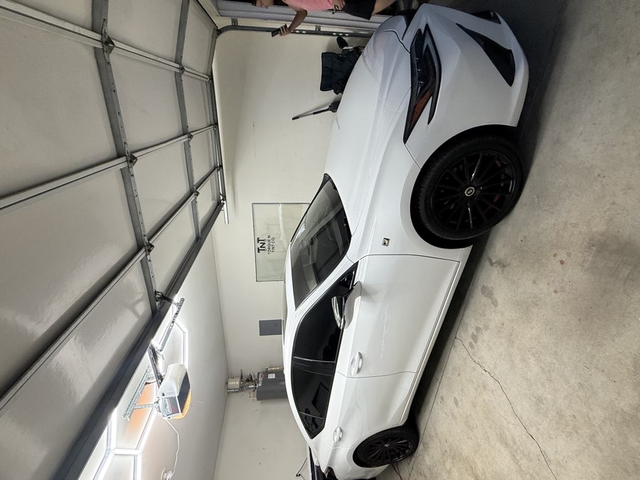 Vehicle getting window tint installed in our Five Forks shop — Torque N Tint Co.